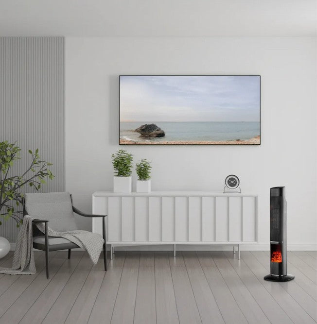 Boden Stark Fireplace Tower Heater