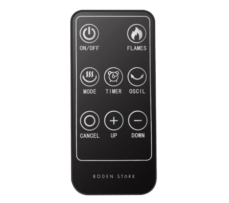 Boden Stark Fireplace Tower Heater