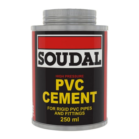 Soudal 250ml High Pressure PVC Cement Glue