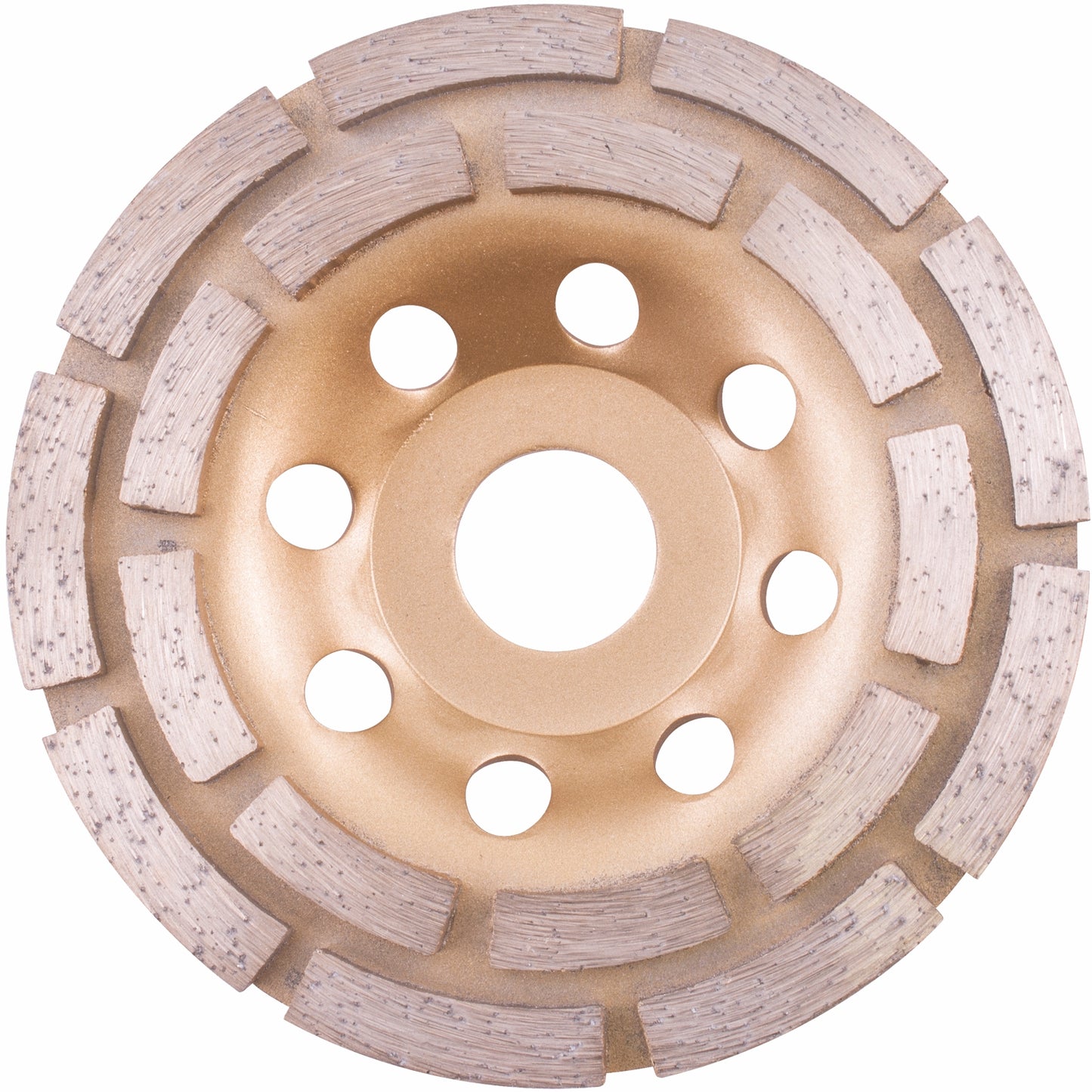 DIA. CUP WHEEL 115MM X 22.23MM DBL ROW COLD PRESSED CONTRACTOR