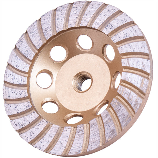 DIA. CUP WHEEL 115MM X M14 TURBO COLD PRESSED CONTRACTOR