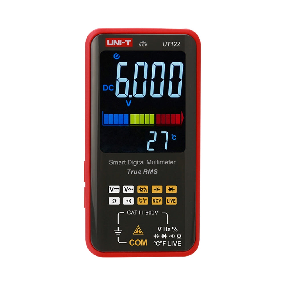 UNI-T Smart Digital Multimeter 600VAC/DC, True RMS, AC Voltage