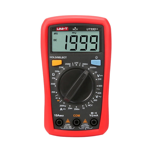 UNI-T 600V Palm Size Digital Multimeter - Manual Range