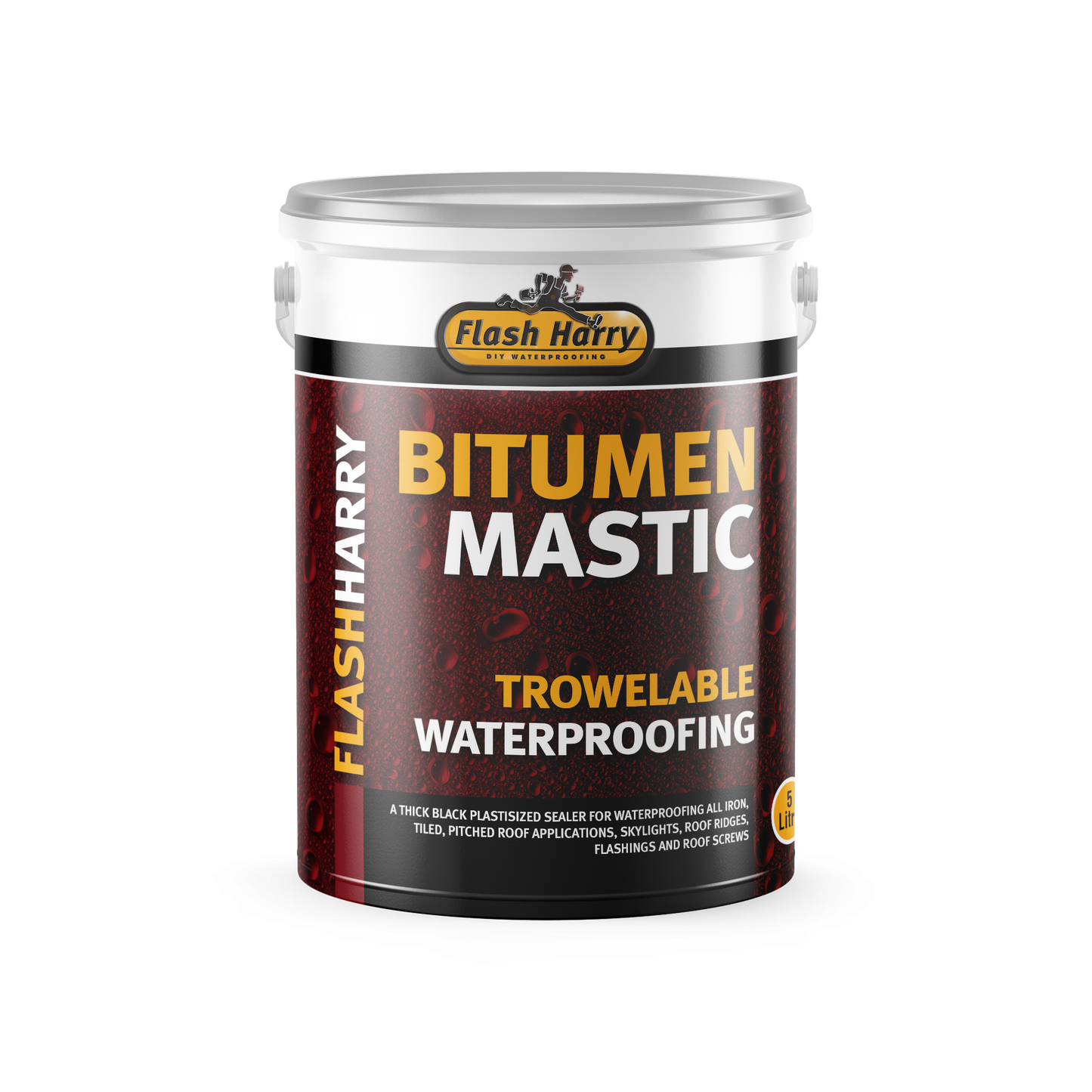 Flash Harry 5LT Bitumen Mastic Black