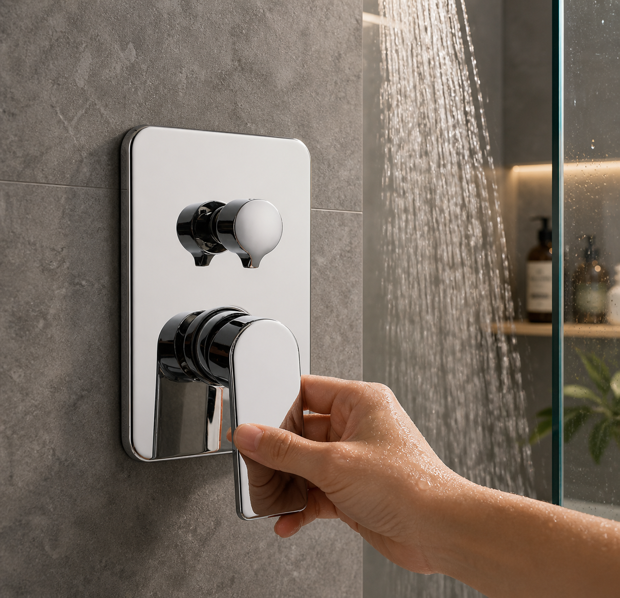 Kaiia Diverter Shower Mixer - Chrome