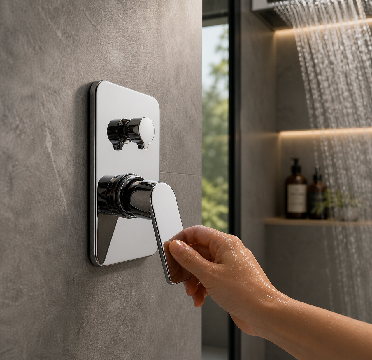 Kaiia Diverter Shower Mixer - Chrome