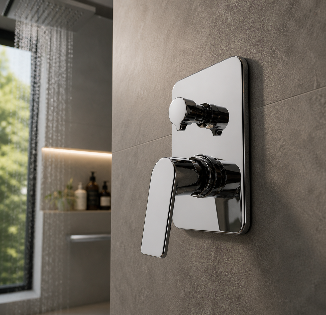 Kaiia Diverter Shower Mixer - Chrome