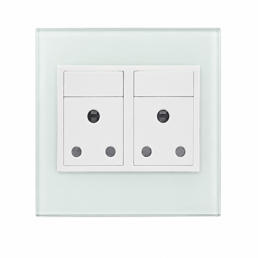 Onesto Matrix Lime Glass Double Wall Plug