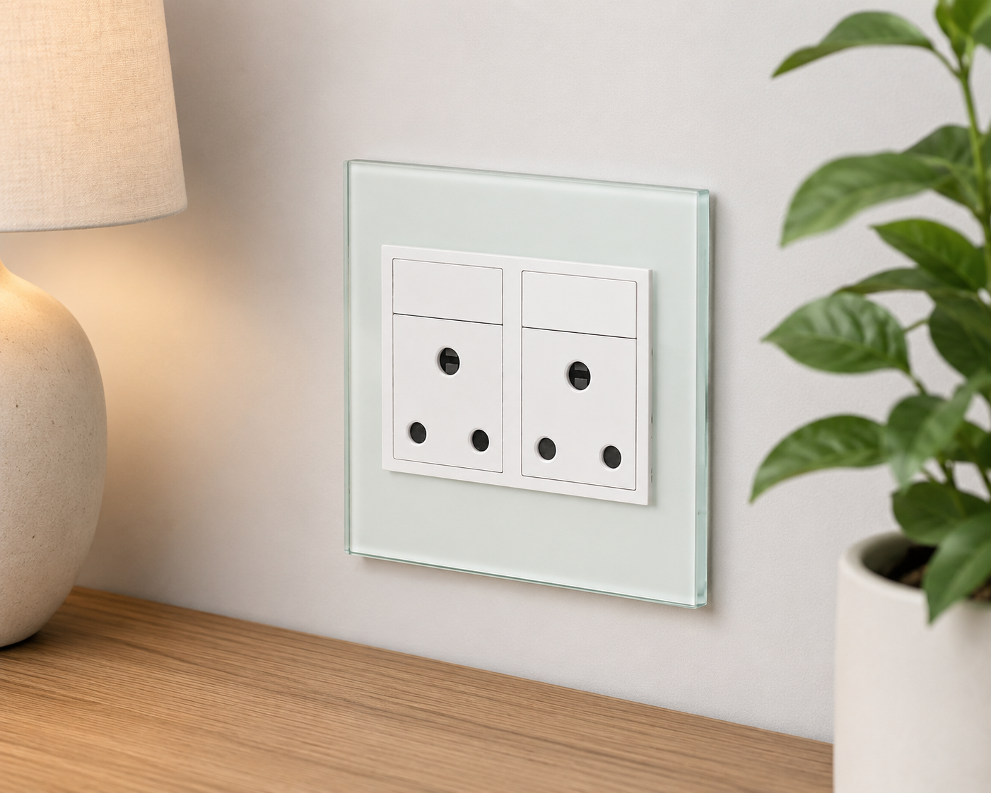 Onesto Matrix Lime Glass Double Wall Plug