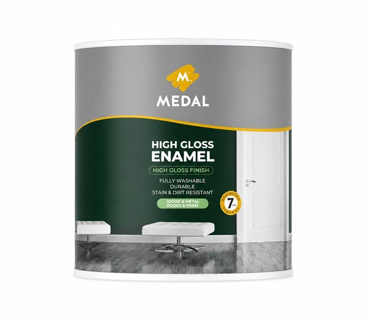 Medal 1lt High Gloss Enamel - Pebble Bay