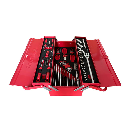 CANTILEVER TOOL BOX COMPACT BOX 71PC 3 TRAY 365 x 255 x 265MM 1/2���