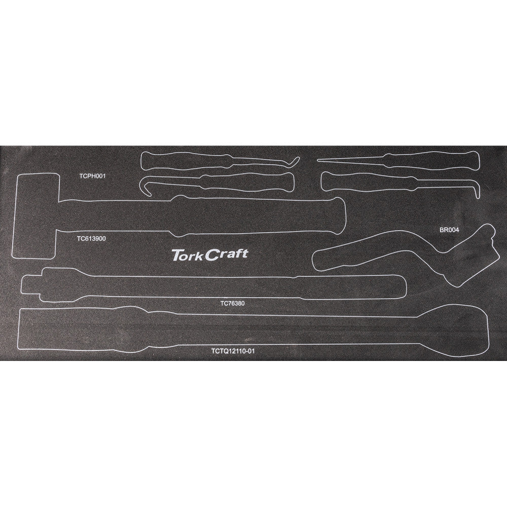TOOL BOX 154 PCE 3 DRAWER & TOP TRAY 535X255 X 315MM TRACK BOX