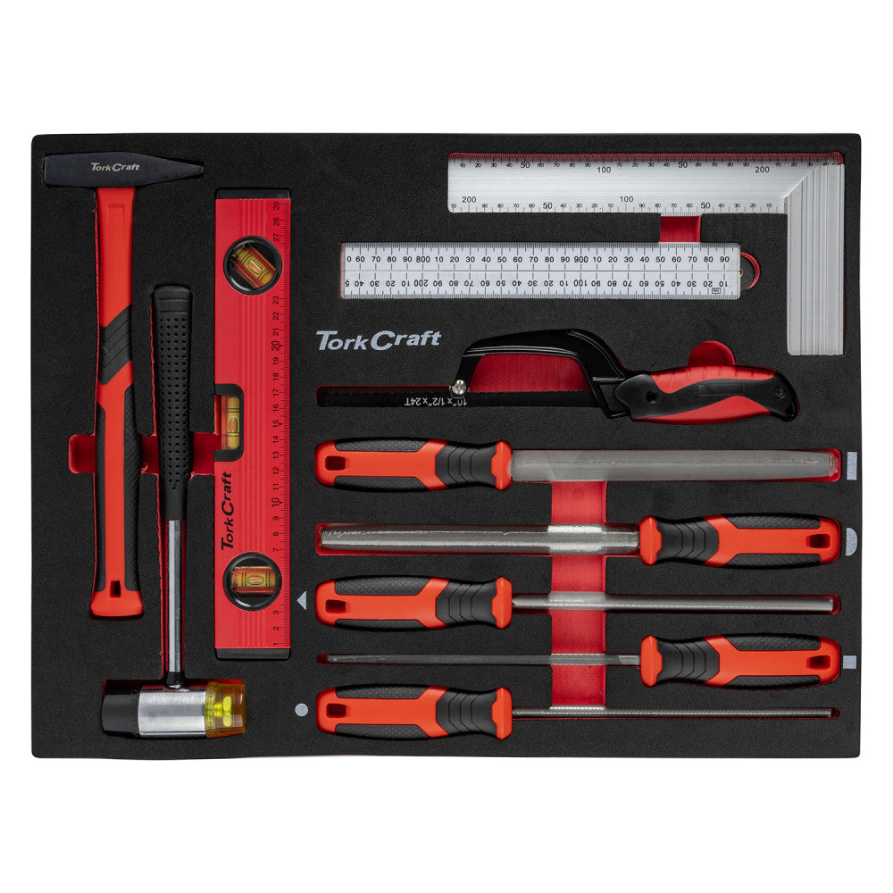 TORK CRAFT 7 DRAWER 196PC ROLLER BOX CABINET ON CASTORS TROLLY