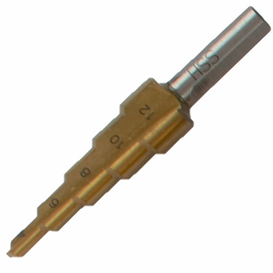 STEP DRILL HSS 4-12MMX2MM