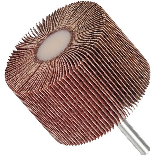 FLAP WHEEL 60 X 40 X 6MM SHAFT 80 GRIT PER EACH