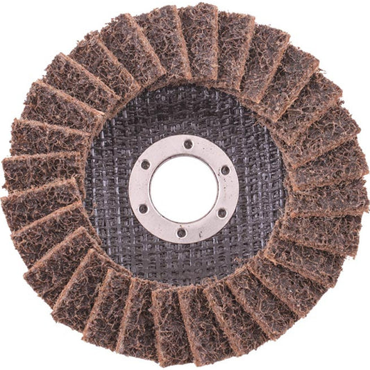 FLAP DISC NON WOVEN 115X22 COARSE YELLOW TCFD