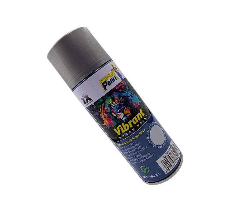 Black Mamba 400ml Spray Paint - Fine Silver