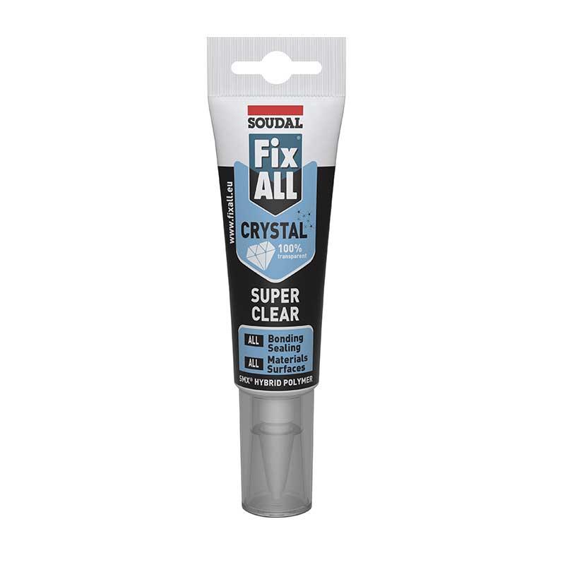 Soudal 125ml Fix All Crystal Clear Adhesive