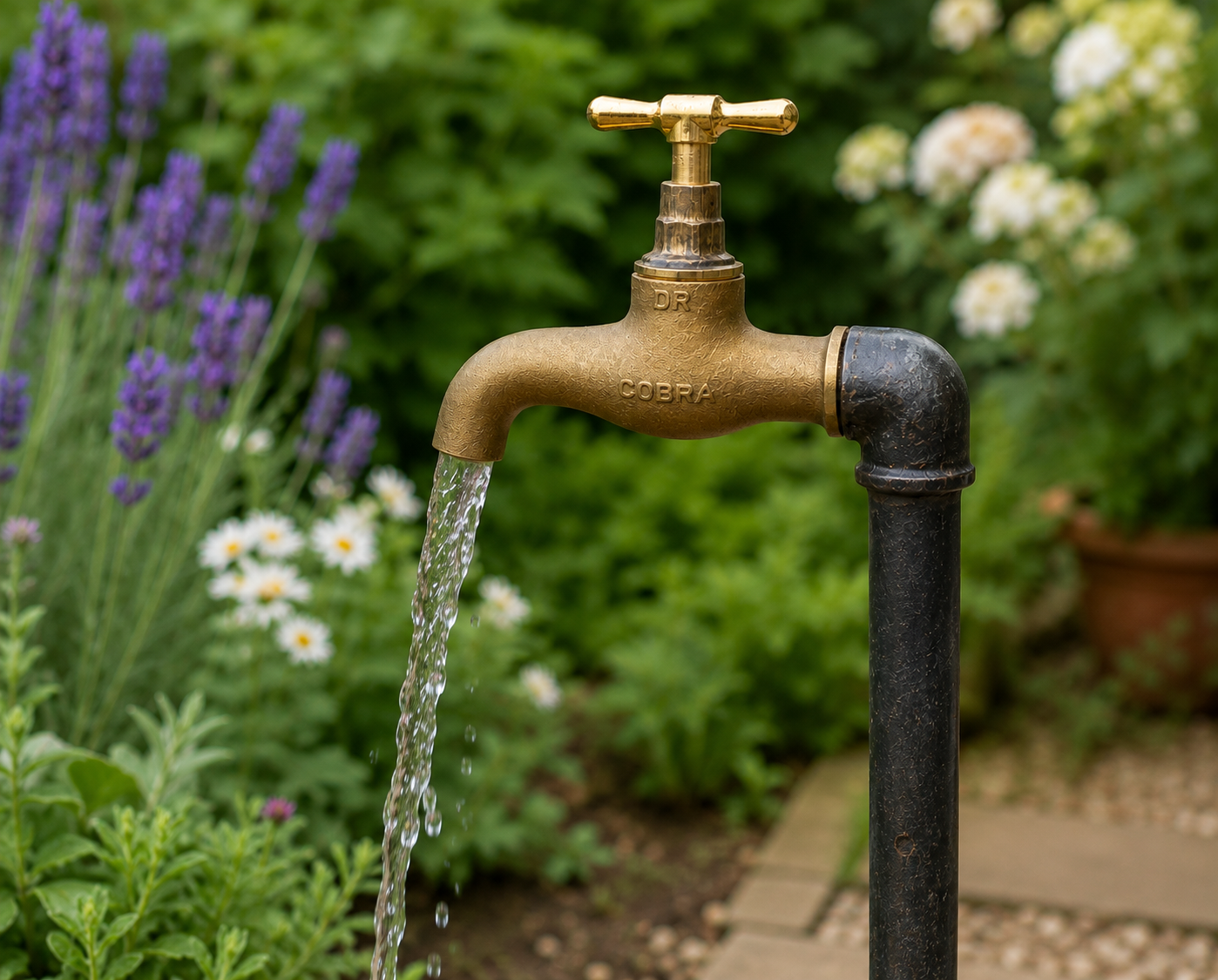 Cobra 1/2" Brass Wall Garden Tap